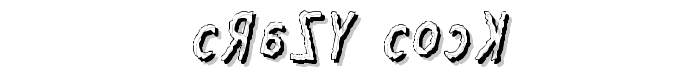 Crazy Cock font